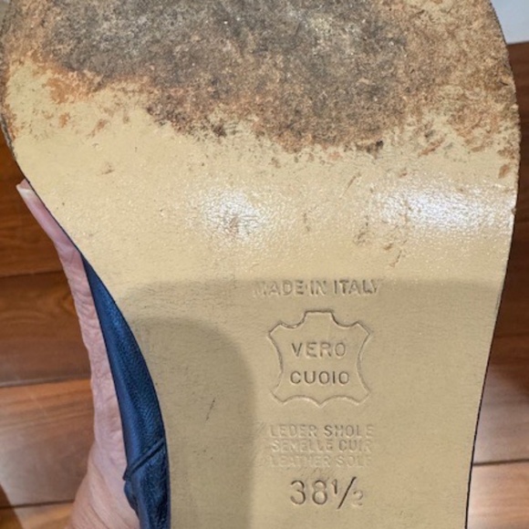 KAREN MILLEN- KNEE HIGH WOMEN ITALIAN LEATHER BOOTS SIZE 8...